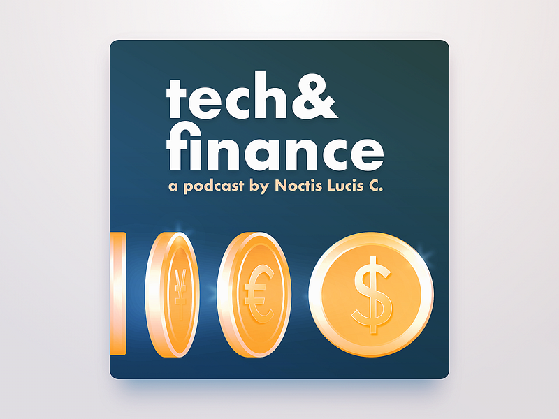 Tech & Finance – Podcast Cover 02 branding illustration podcast
