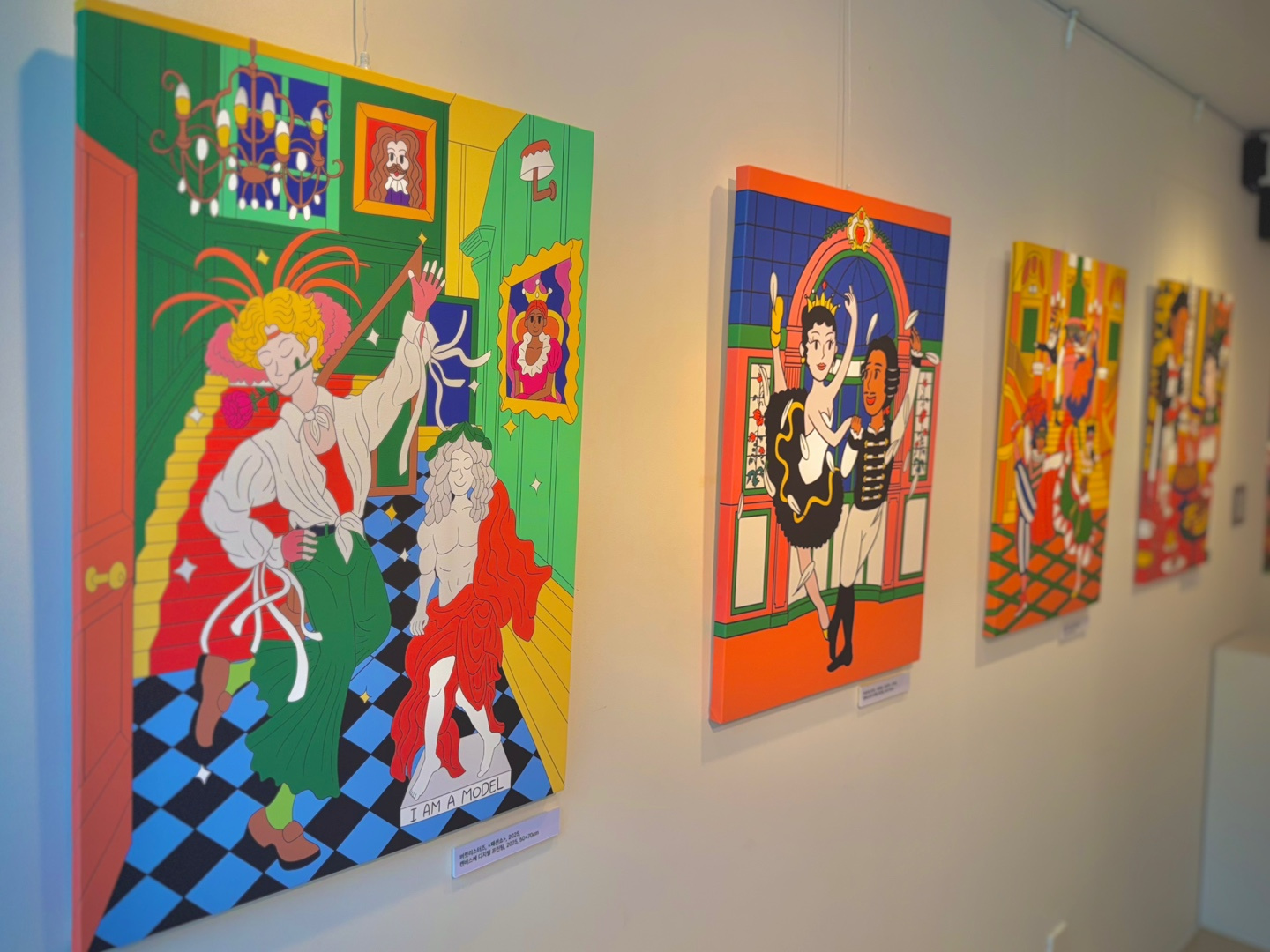 Bucketlisters in Wonderland solo exhibition artist artwork character drawing exhibition gallery graphic design hongdae illustration korean