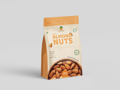 Premium Nut Pouch Packaging — Almond