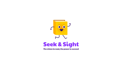 Seek & Sight Logo – Kids Learning Platform branding graphic design illustration logo