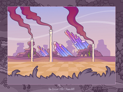 Sin Circus | Game Asset 2d app art artist background game illustration indie ui ux vaanart