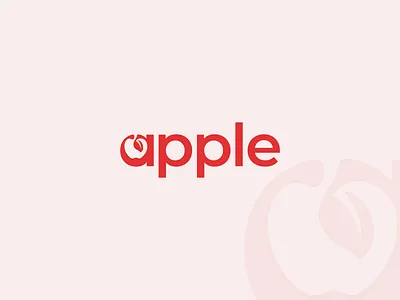 Apple Logo Design | Negative Space Logo ✨ a logo apple apple logo brand brand identity branding clean logo design graphic design letter a letter logo logo logo design modern logo negative space trending wordmark logo