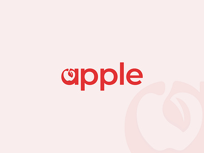 Apple Logo Design | Negative Space Logo ✨ a logo apple apple logo brand brand identity branding clean logo design graphic design letter a letter logo logo logo design modern logo negative space trending wordmark logo