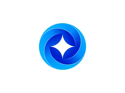 Radiant Core – Futuristic Gradient Logo ai ai logo app icon artificial intelligent brand identity branding creative crypto crypto logo gradient ai logo gradient logo logo mark logos modern rediant start symbole