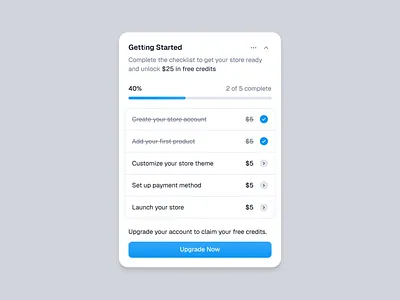 Onboarding Checklist checklist design getting started modal onboarding onboarding checklist onboarding steps popup progress stepper task ui ui design uiux user onboarding welcome