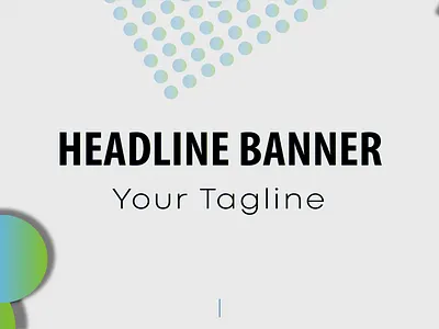 Headline Banner Gradient Color 2d adobe illustrator attractive banner branding design flyer graphic design grardient headline illustration modern simple thumbnail ui ux vector