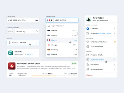 Exchange elements components design components elements elements ui exchange ui ui ui components