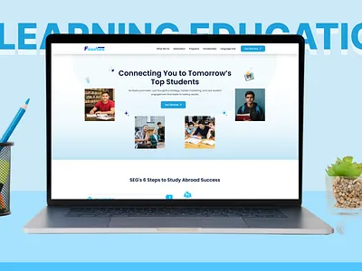 E-Learning Education Website best landing page best website branding clean design design e learning website elearning figma design landing page online learning online platform student learning student learning website trend 2025 ui design ux web design website