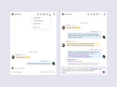 Clerk chat component chat chat design chat element chat elements chat ui message message design message ui