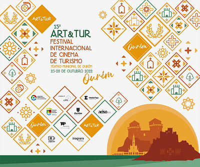 Art & Tur '22 - Ourém branding design graphic design illustration vector
