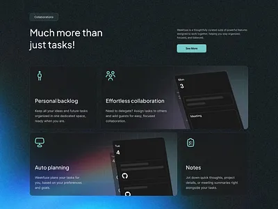Collaboration Section Design Concept app design branding design graphic design minimal modern trend ui ui concept ui ux web web design website