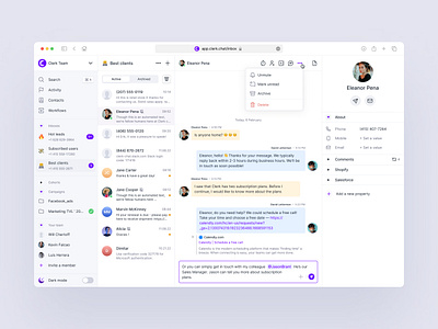 Inbox UI by Gabriel Moises | Dribbble