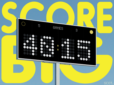Visuals for "Score Big" Marketing Campaign app appstore branding graphic design