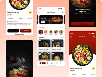 Online Food Ordering App Minimal Grocery & Meals Mobile Design clean interface delivery app ui food app concept food app ui food delivery app food e commerce food marketplace food ordering app grocery app design grocery mobile app meal delivery ui mehbubur rahman minimal mobile ui mobile app mobile app design modern app design online food ordering restaurant app restaurant delivery ui ux design