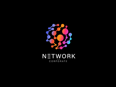 NETWORK CORPORATE LOGO branding corporate identity graphic design identity logo