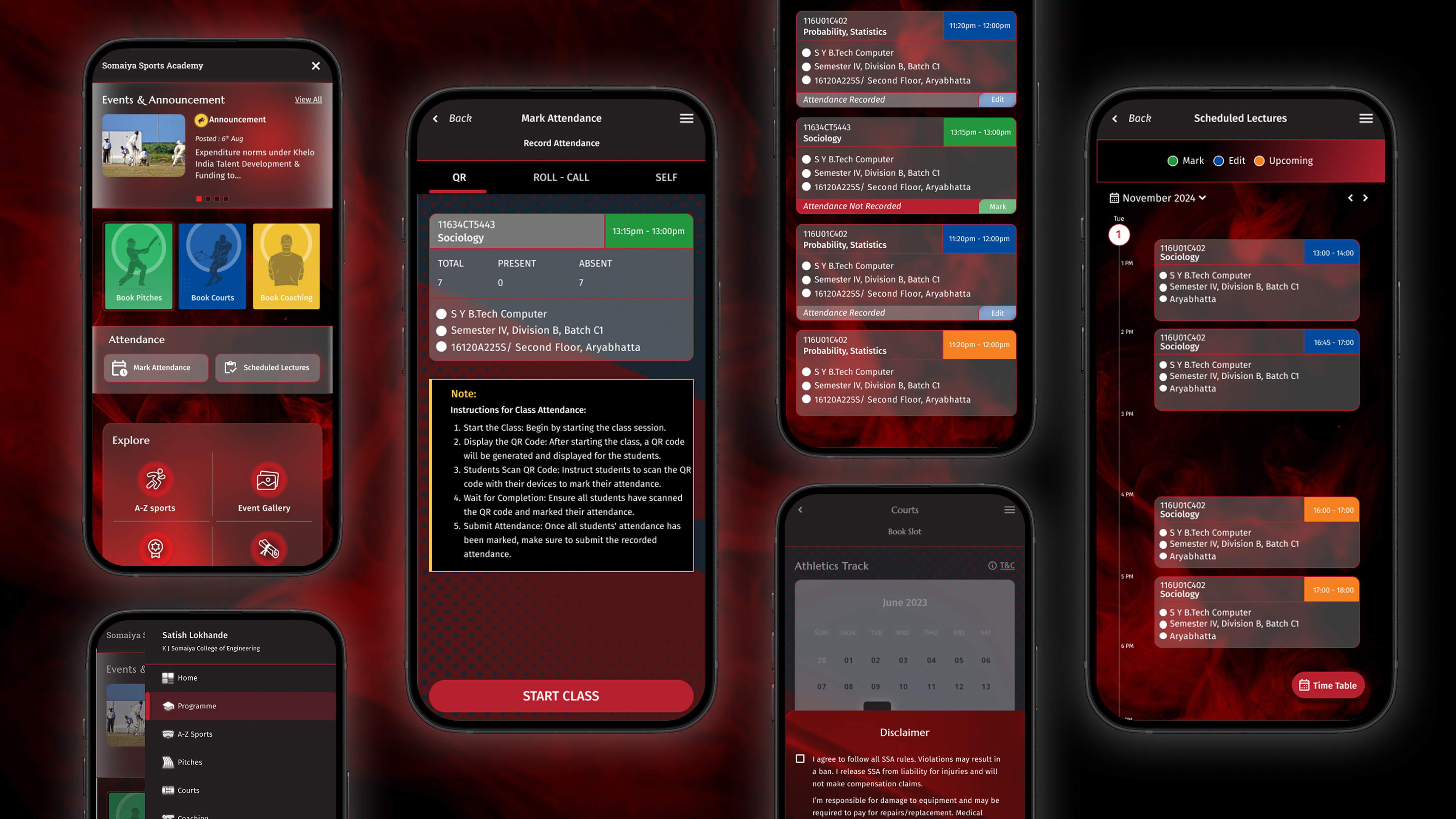 Somaiya Sports Academy – iOS & Android App Design android app design ios design mobile app design product design ui mobile design ux app design