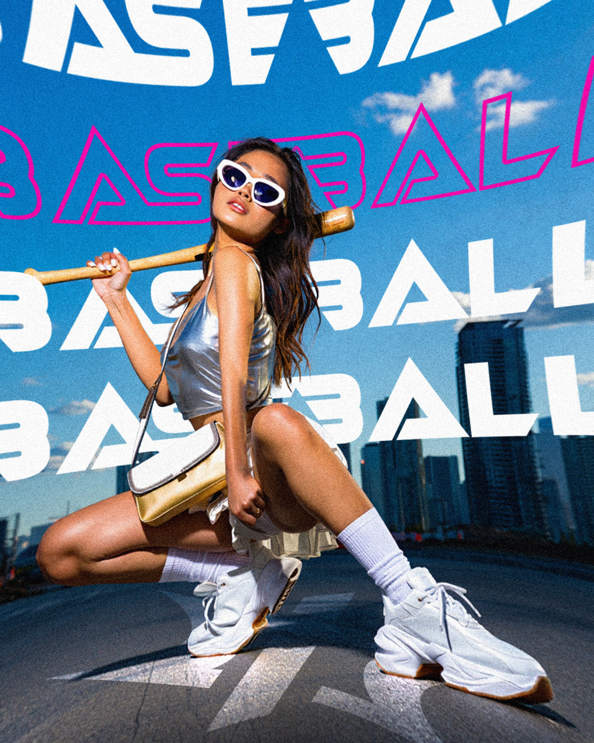 Baseball graphic design poster