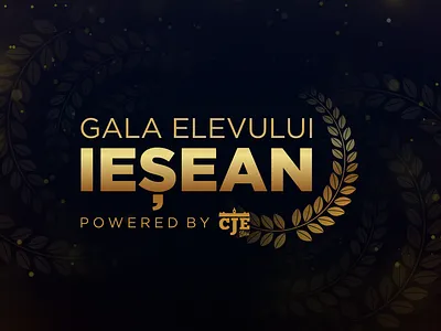 Gala Elevului Ieșean branding design education gala graphic design logo romania school