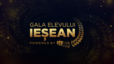 Gala Elevului Ieșean branding design education gala graphic design logo romania school