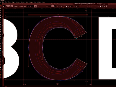 Type Design 52 2d art artwork design font fontlab graphic design lettering modern type design typeface typography vector