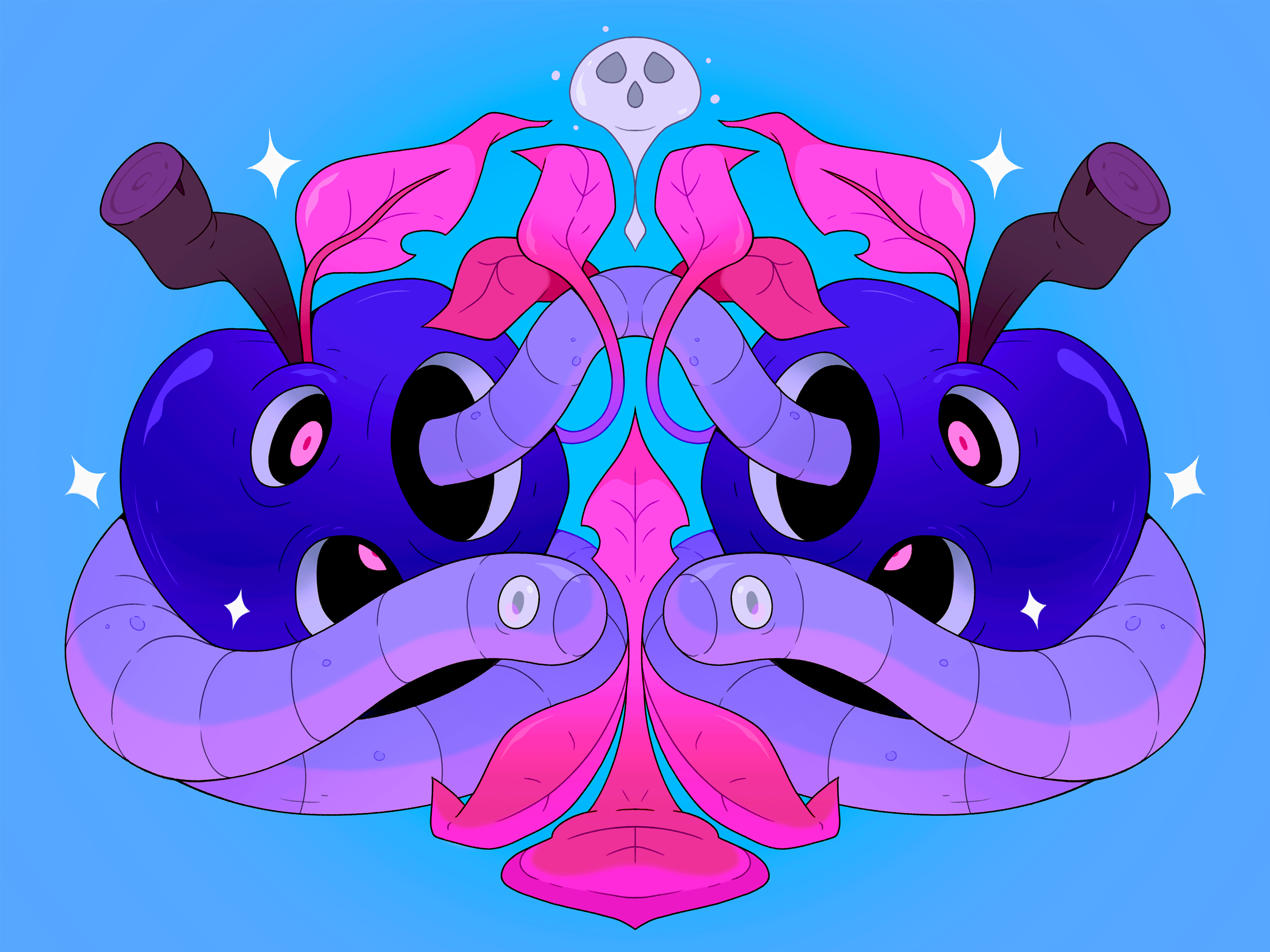 Example of Worms & Apples.