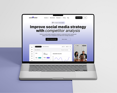 Saas Website Redesign figma graphic design landing landingpage ui