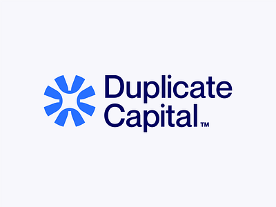 Duplicate Capital brand branding capital circle design icon investment logo logodesign minimal tech venture web3