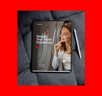 Airline App Landing Page – Seamless Journeys landingpage landingpagedesign pagedesign websitedesign