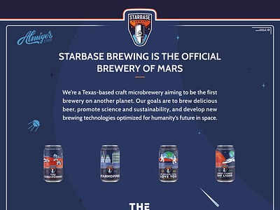 Starbase beer label branding brewing craft beer creative design earth exploration icon set illustration label design mars mocup planets rocket space space travel spaceship typo web interface