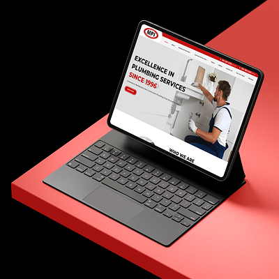 Milam Plumbing, Inc. Website Design. branding business clean company contractor digital framer landing logo milam minimal page plumbing plumbingfix real estate ui ux design webflow