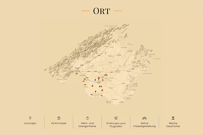 Llucmajor, interactive map branding design digital graphic design interactive map llucmajor mallorca map ui ui design ux ux design web design
