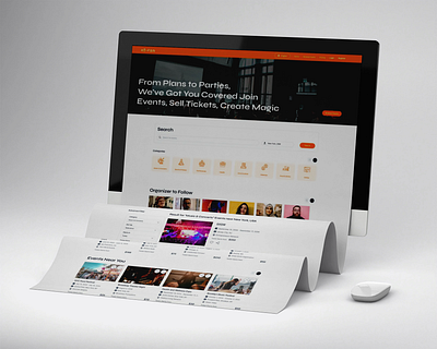 Event Platform UI Concept cleanui digitalproducts dribbbleinspiration eventplatform interfacedesign ticketingsystem uiux webappdesign webdesign