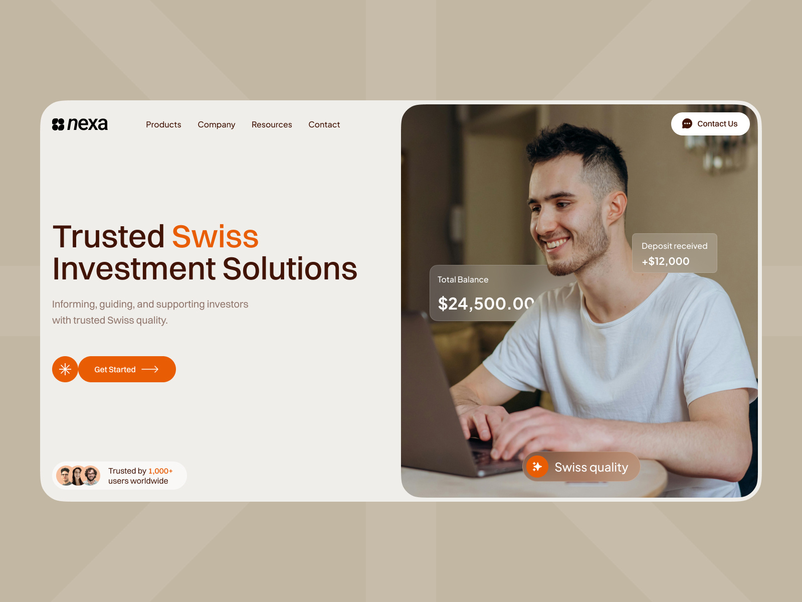 Example of Landing Page Design