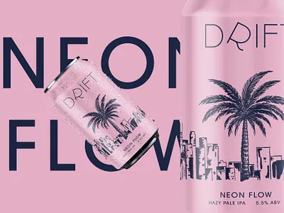 Drift Beer Promo beer beverage branding design hospitality branding illustration logo marketing promotional material