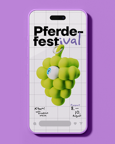 Festival 02 3d animation branding cgi character design festival foreal illustration logo