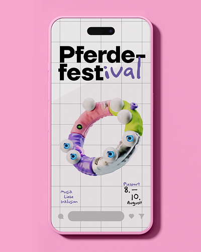 Festival 04 3d animation branding cgi character design festival foreal illustration logo