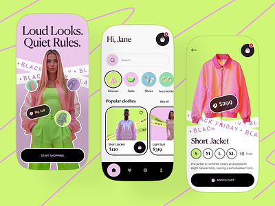Fashion E-Commerce App app app design cart design e commerce ecommerce ecommerce app fashion mobile mobile app online shop online store shop ui ux