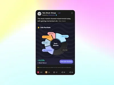Stockheads: Redefining Stock Trading with Community community conversion dashboard design engagement finance gamification illustration insights investment market mobile app navigation retention saas social media stocks trading ui ux
