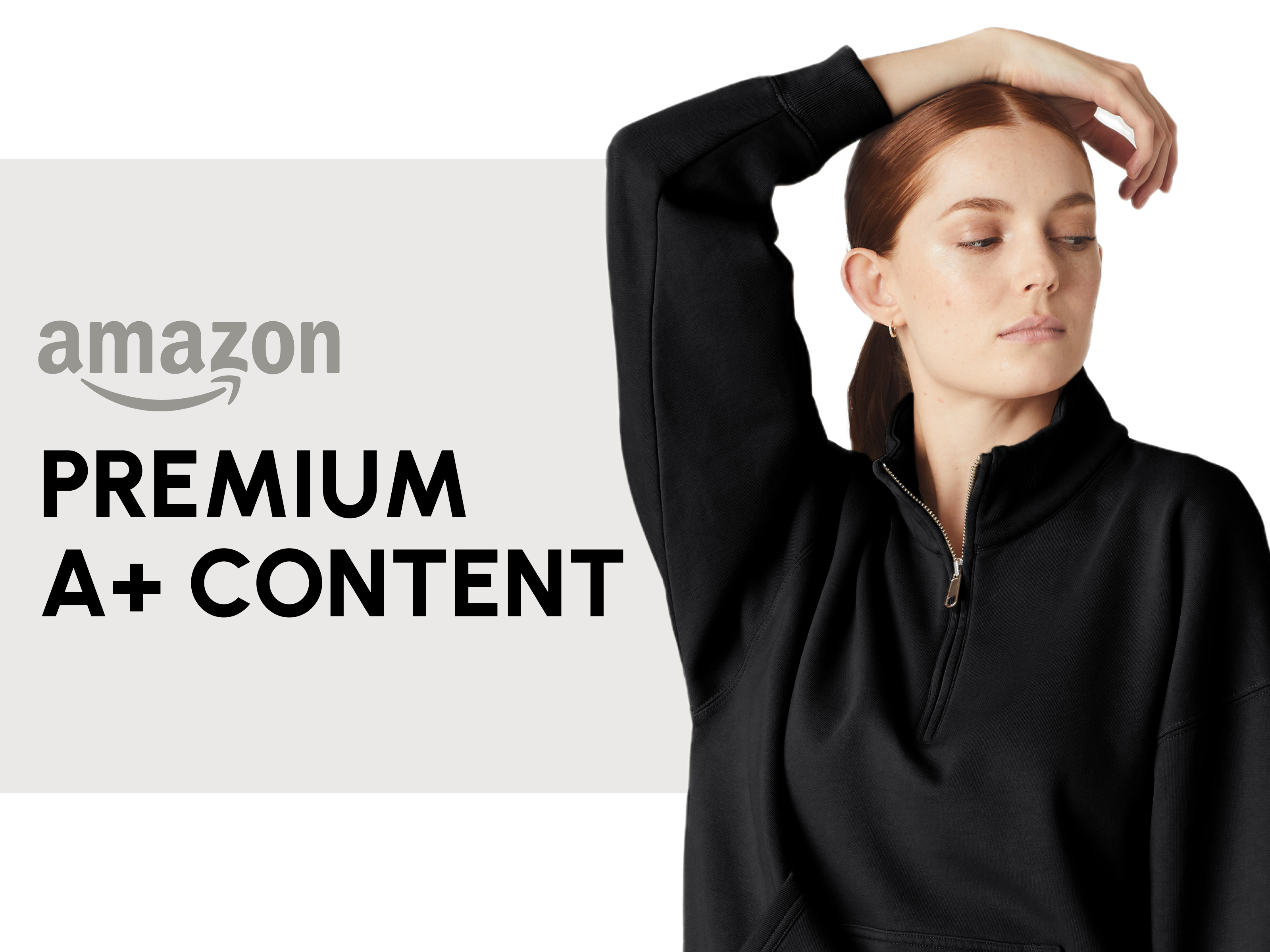 Women's Half-Zip Sweatshirt - Premium A+ Content a content designer usa a content graphics amazon a content amazon a content design amazon a design apparel amazon a images amazon a plus content amazon brand story a design amazon design nyc amazon ebc amazon ebc service amazon enhanced brand content amazon plus content amazon premium a content amazon product page enhancement clothing brand amazon ebc ebc on amazon ecommerce listing design enhanced brand content