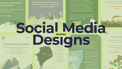 NuData Social Media Designs branding graphic design instagram social media social media design