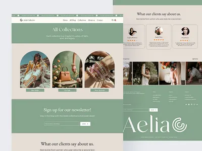 All Collections - e-Commerce Boho Fashion Shopify Theme 2.0 collections design collections page landing page store ui design website design website store