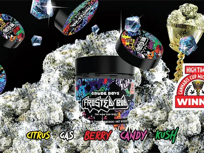 Crude Boys Michigan Flower Packaging