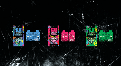 Crude Boys Liquid Diamonds Cart Packaging Design