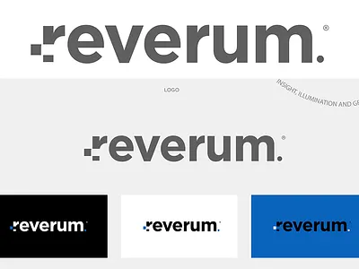 Reverum Brand Identity agency brand identity branding designer flat graphic design illustrator logo logo design logodesign