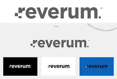 Reverum Brand Identity agency brand identity branding designer flat graphic design illustrator logo logo design logodesign