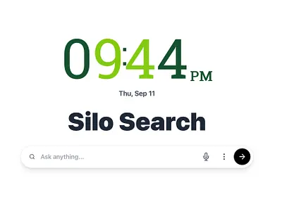 Silo Search Ai ai search app design
