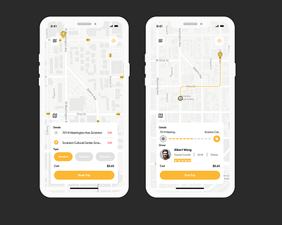 Taxi Booking App UI mobile mobile app ride hailing ui taxi app mobile app taxi app ui taxi booking app ui ui uiux