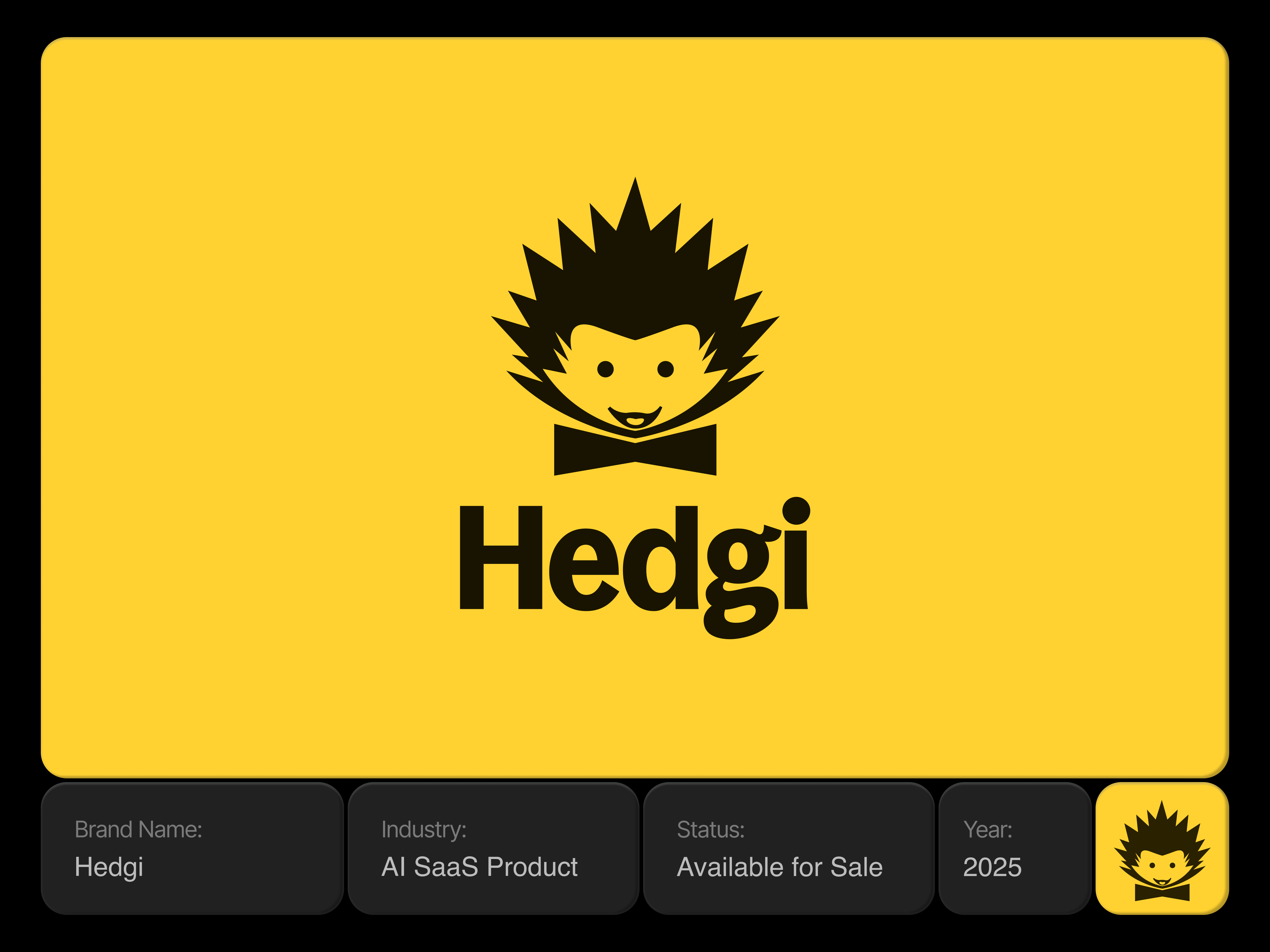 Hedgi—AI SaaS Product Logo Design ai product character logo design design 2025 graphic design hedgehog innovation logo logo logo mark logodesign mascotlogo minimal modern logo playfull logo professional logo redesign saas logo startupbranding techbrand techlogo
