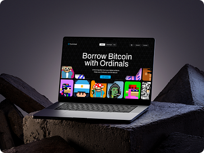 Fountnhead | Crypto Lending Landing Page bitcoin corporate website landing landing page lending platform ordinals ui uiux ux web web design web3 website