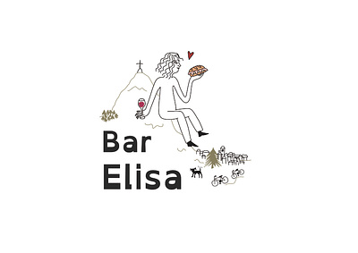 Bar logo art oerk bar logo brand identity branding illustrates digital illustration food illustrated food illustration illustration illustrator logo